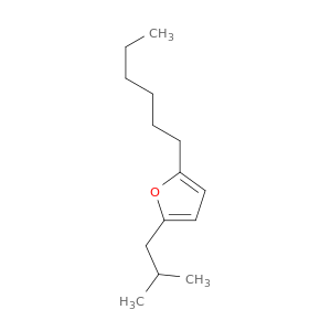Furan, 2-hexyl-5-(2-methylpropyl)-
