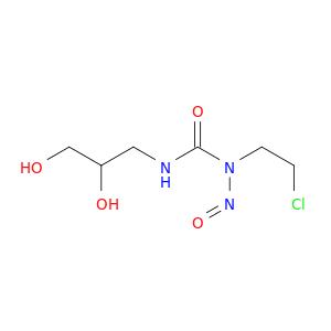 1-(2-chloroethyl)-3-(2,3-dihydroxypropyl)-1-nitroso-urea