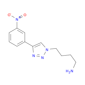 4-(4-(3-硝基苯基)-1H-1,2,3-三唑-1-基)-1-丁胺
