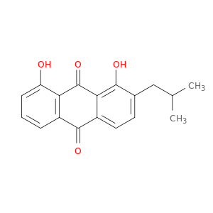 9,10-Anthracenedione, 1,8-dihydroxy-2-(2-methylpropyl)-