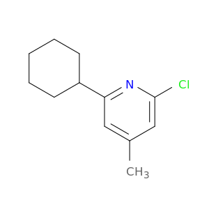 Pyridine, 2-chloro-6-cyclohexyl-4-methyl-