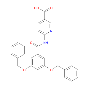 3-Pyridinecarboxylic acid, 6-[[3,5-bis(phenylmethoxy)benzoyl]amino]-