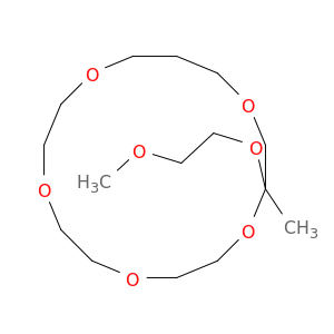 1,4,7,10,13-Pentaoxacyclohexadecane, 3-(2-methoxyethoxy)-3-methyl-