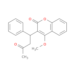 2H-1-Benzopyran-2-one, 4-methoxy-3-(3-oxo-1-phenylbutyl)-