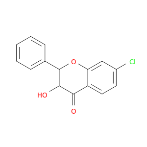 4H-1-Benzopyran-4-one, 7-chloro-2,3-dihydro-3-hydroxy-2-phenyl-