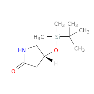 2-Pyrrolidinone, 4-[[(1,1-dimethylethyl)dimethylsilyl]oxy]-, (4R)-