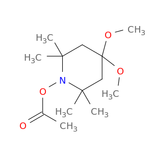 Piperidine, 1-(acetyloxy)-4,4-dimethoxy-2,2,6,6-tetramethyl-