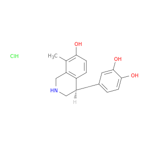 1,2-Benzenediol,4-(1,2,3,4-tetrahydro-7-hydroxy-8-methyl-4-isoquinolinyl)-, hydrochloride, (R)-(9CI)