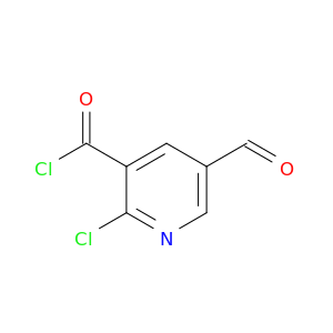 3-Pyridinecarbonylchloride, 2-chloro-5-formyl-