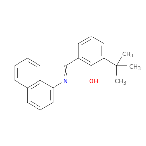 Phenol, 2-(1,1-dimethylethyl)-6-[(1-naphthalenylimino)methyl]-