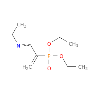 Phosphonic acid, [(ethylimino)methylethenyl]-, diethyl ester