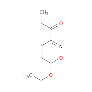 1-Propanone, 1-(6-ethoxy-5,6-dihydro-4H-1,2-oxazin-3-yl)-