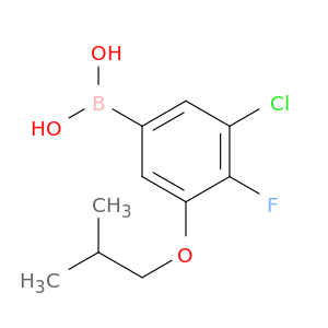 3-Chloro-4-fluoro-5-(2-methylpropoxy)phenylboronic acid