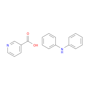 3-Pyridinecarboxylic acid, compd. with N-phenylbenzenamine (1:1)