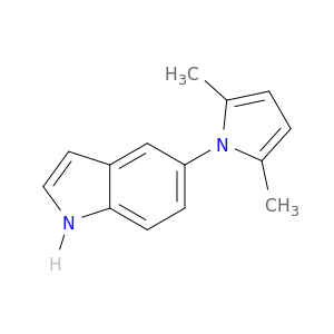 1H-Indole,5-(2,5-dimethyl-1H-pyrrol-1-yl)-