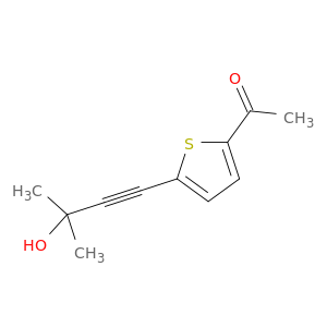 1-[5-(3-羟基-3-甲基-1-丁炔基)噻吩基]乙酮