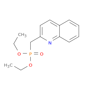 Phosphonic acid, (2-quinolinylmethyl)-, diethyl ester