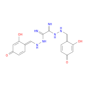 N1,N2-BIS[[(E)-(2-HYDROXY-4-OXO-1-CYCLOHEXA-2,5-DIENYLIDENE)METHYL]AMINO]ETHANEDIIMIDAMIDE
