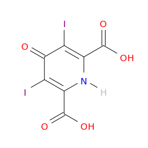 1,4-二氢-3,5-二碘-4-氧代-2,6-吡啶二羧酸