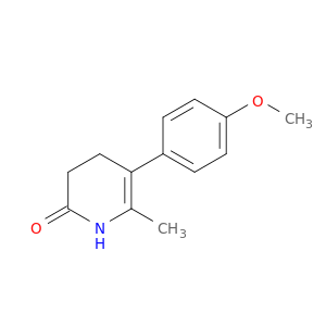 2(1H)-Pyridinone, 3,4-dihydro-5-(4-methoxyphenyl)-6-methyl-