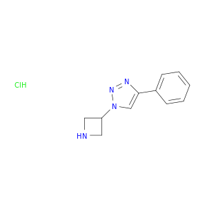1-(azetidin-3-yl)-4-phenyl-1H-1,2,3-triazole hydrochloride