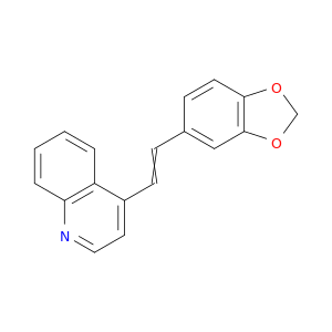 4-(2-benzo[1,3]dioxol-5-ylethenyl)quinoline
