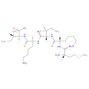 L-Isoleucine, L-methionyl-L-lysyl-L-isoleucyl-L-lysyl-