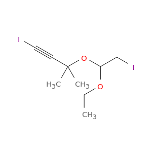 1-Butyne, 3-(1-ethoxy-2-iodoethoxy)-1-iodo-3-methyl-