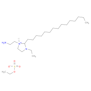 1H-咪唑鎓,1-(2-氨基乙基)-3-乙基-4,5-二氢-2-戊基-,硫酸乙酯