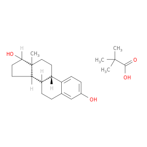 2,2-dimethylpropanoic acid; (8S,9S,13S,14S,17S)-13-methyl-6,7,8,9,11,12,14,15,16,17-decahydrocyclopenta[a]phenanthrene-3,17-diol