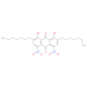 9,10-Anthracenedione, 2,7-diheptyl-1,8-dihydroxy-4,5-dinitro-