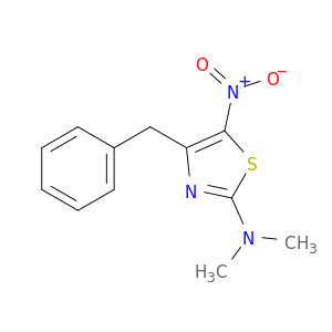 2-Thiazolamine, N,N-dimethyl-5-nitro-4-(phenylmethyl)-