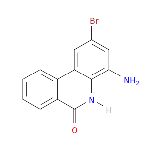 6(5H)-Phenanthridinone,4-amino-2-bromo-