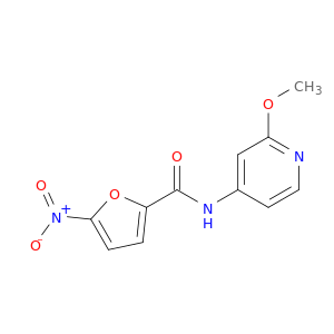 2-Furancarboxamide, N-(2-methoxy-4-pyridinyl)-5-nitro-