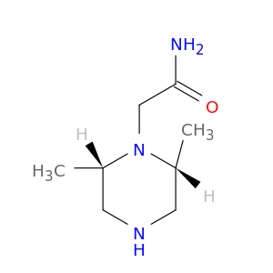 2-((2R,6S)-2,6-Dimethylpiperazin-1-yl)acetamide