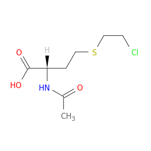 (2S)-2-acetamido-4-(2-chloroethylsulfanyl)butanoic acid