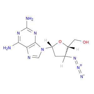 Adenosine,2-amino-3'-azido-2',3'-dideoxy-