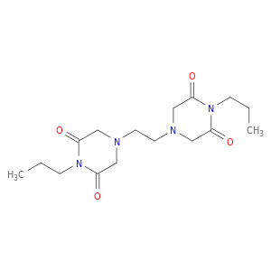 2,6-Piperazinedione, 4,4'-(1,2-ethanediyl)bis[1-propyl-