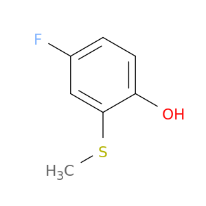 Phenol, 4-fluoro-2-(methylthio)-