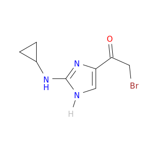 Ethanone, 2-bromo-1-[2-(cyclopropylamino)-1H-imidazol-4-yl]-