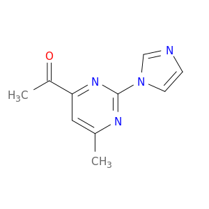 Ethanone, 1-[2-(1H-imidazol-1-yl)-6-methyl-4-pyrimidinyl]-