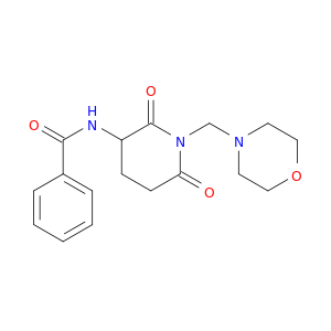 Benzamide, N-[1-(4-morpholinylmethyl)-2,6-dioxo-3-piperidinyl]-