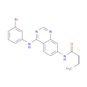 2-Butenamide, N-[4-[(3-bromophenyl)amino]-7-quinazolinyl]-