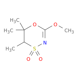 METHYL 5,6,6-TRIMETHYL-4,4-DIOXIDO-5,6-DIHYDRO-1,4,3-OXATHIAZIN-2-YL ETHER