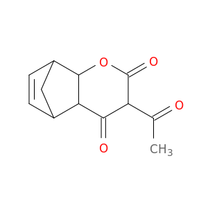 4-acetyl-6-oxatricyclo(6.2.1.0(2,7))undec-9-ene-3,5-dione