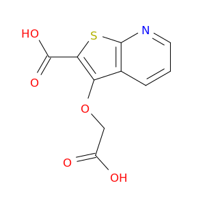 Thieno[2,3-b]pyridine-2-carboxylic acid, 3-(carboxymethoxy)-