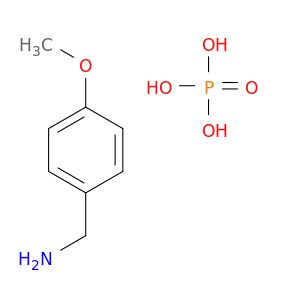Benzenemethanamine, 4-methoxy-, phosphate (1:1)