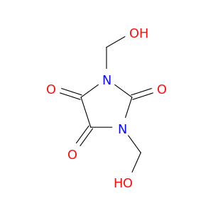 Imidazolidinetrione, bis(hydroxymethyl)-