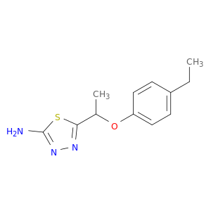5-(1-(4-Ethylphenoxy)ethyl)-1,3,4-thiadiazol-2-amine