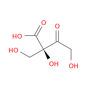 Butanoic acid, 2,4-dihydroxy-2-(hydroxymethyl)-3-oxo-, (2R)-